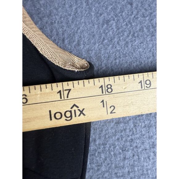 Cache Sheath Dress Sz 14 Lace Black Sleeveless Knee Length - Picture 2 of 6